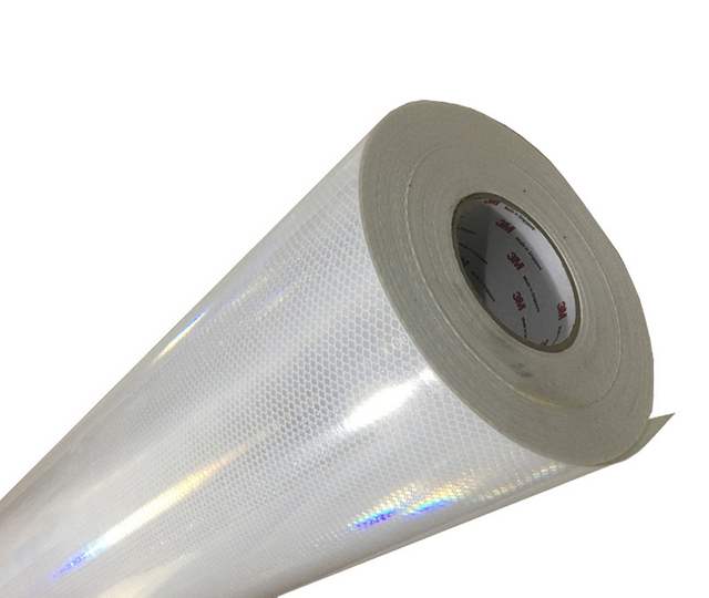 Rollo de materiales de película reflectante de vinilo, lámina reflectante personalizada con brillo reflectante de PVC de grado diamante 3M 4000 4090